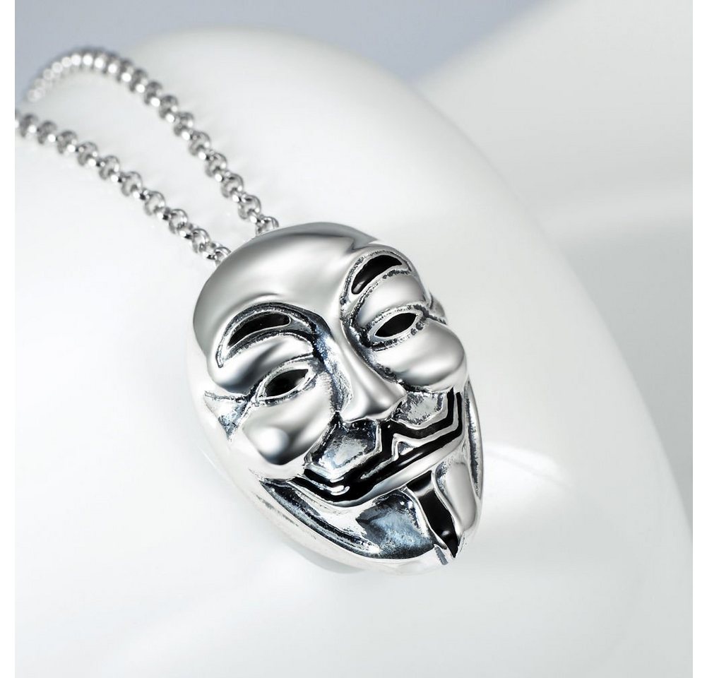 Schmuck-Elfe Kette mit Anhänger Anonymous, 925 Sterling Silber von Schmuck-Elfe