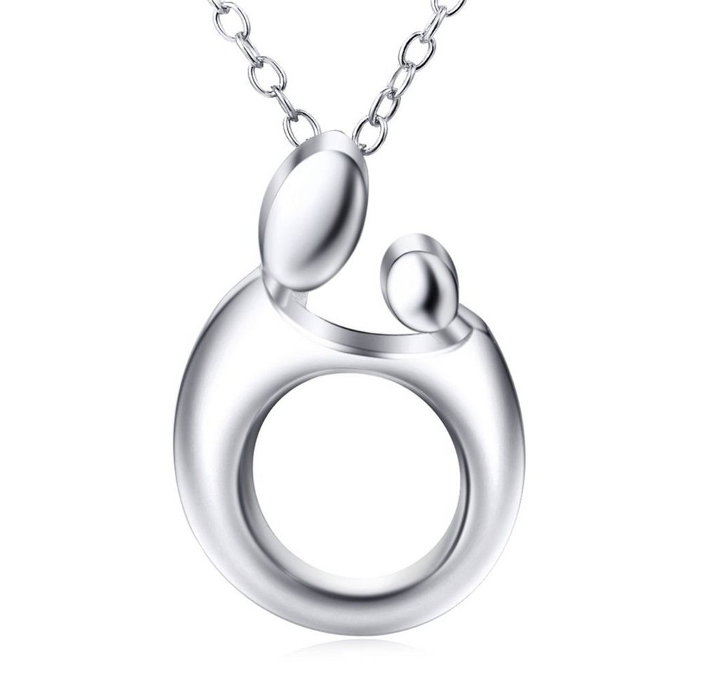 Schmuck-Elfe Kette mit Anhänger Mutter und Kind, 925 Silber von Schmuck-Elfe