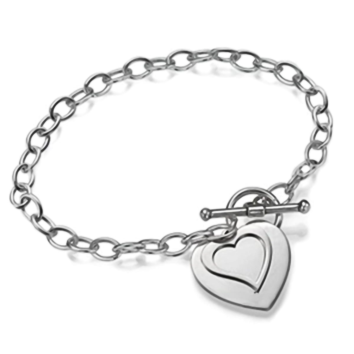 Schmuck-Elfe Silberarmband Herz Romantic Classic, 925 Silber von Schmuck-Elfe