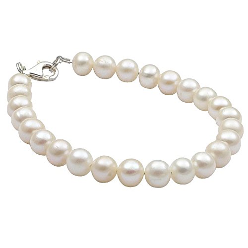 Schmuck Krone Armband aus SüÃŸwasser Zuchtperlen creme weiÃŸ Perlenarmband klassisch elegant Hochzeit von Schmuck Krone