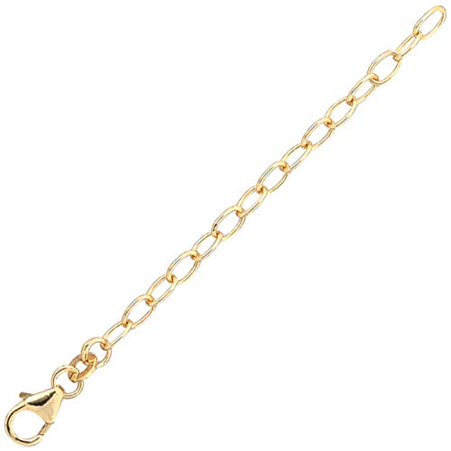 Kettenverlängerung 3mm Kette Verlängerungskette 585 Gold Gelbgold 7cm von Schmuck Krone