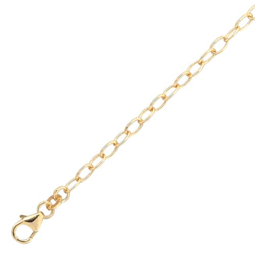 Verlängerungskettchen 7cm Verlängerung Kette 333 Gold Gelbgold Weit-Anker-Kette von Schmuck Krone