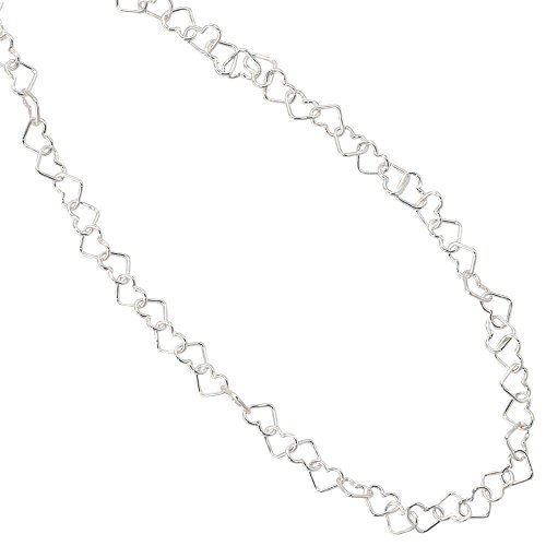 Kette Collier Herzen Herzchen 925 Silber Silberkette 35 cm Halskette Kinder von Schmuck Krone