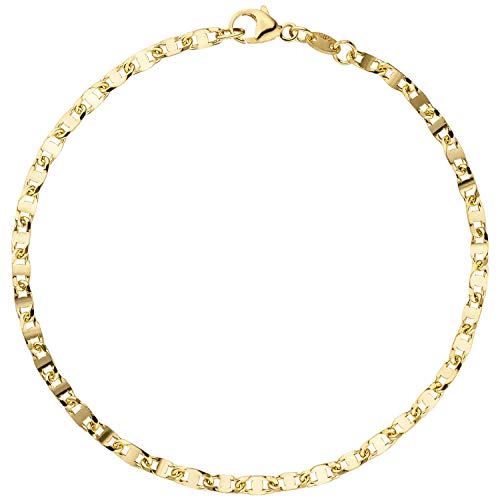 2,9mm Armband Armkette Armschmuck Goldarmband 585 Gold Gelbgold 19cm Damen von Schmuck Krone