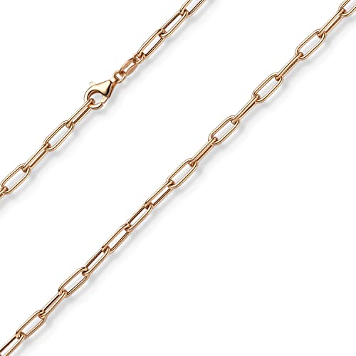 3,5mm Paper Clip Anker weit Armband Armkette aus 585 Gold Rotgold 19cm von Schmuck Krone