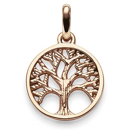 Anhänger Amulett Baum Lebensbaum aus 585 Gold Rotgold 23x14,5mm von Schmuck Krone