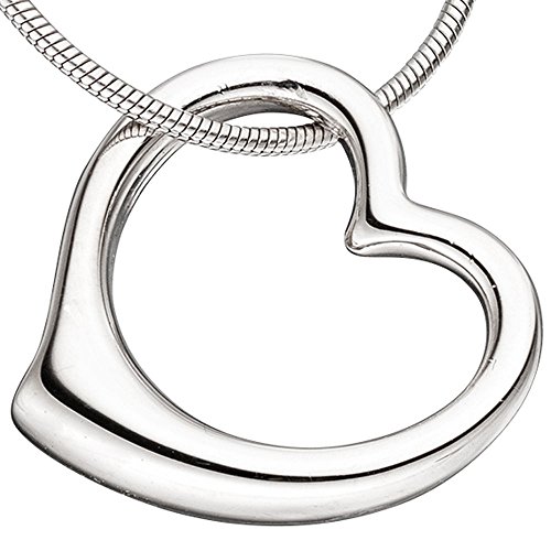 Anhänger Herz Herzanhänger Schwingherz aus echtem 925 Silber glänzend rhodiniert Anhänger Herz Herzanhänger Schwingherz aus echtem 925 Silber glänzend rhodiniert von Schmuck Krone