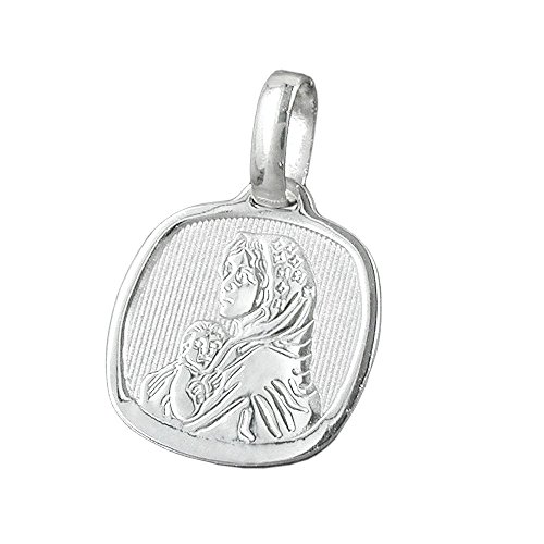 Anhänger Silberanhänger Maria mit Jesuskind klein 925 Silber Unisex von Schmuck Krone