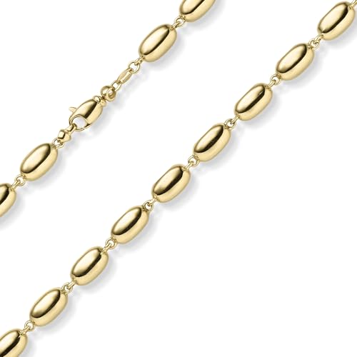 Schmuck Krone 6,5mm Armband Phantasie-Kette Armkette aus 585 Gold Gelbgold glänzend 19cm von Schmuck Krone
