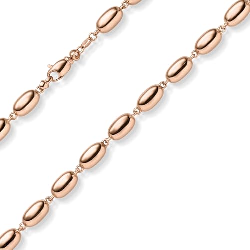 Schmuck Krone 6,5mm Armband Phantasie-Kette Armkette aus 585 Gold Rotgold glänzend 19cm von Schmuck Krone