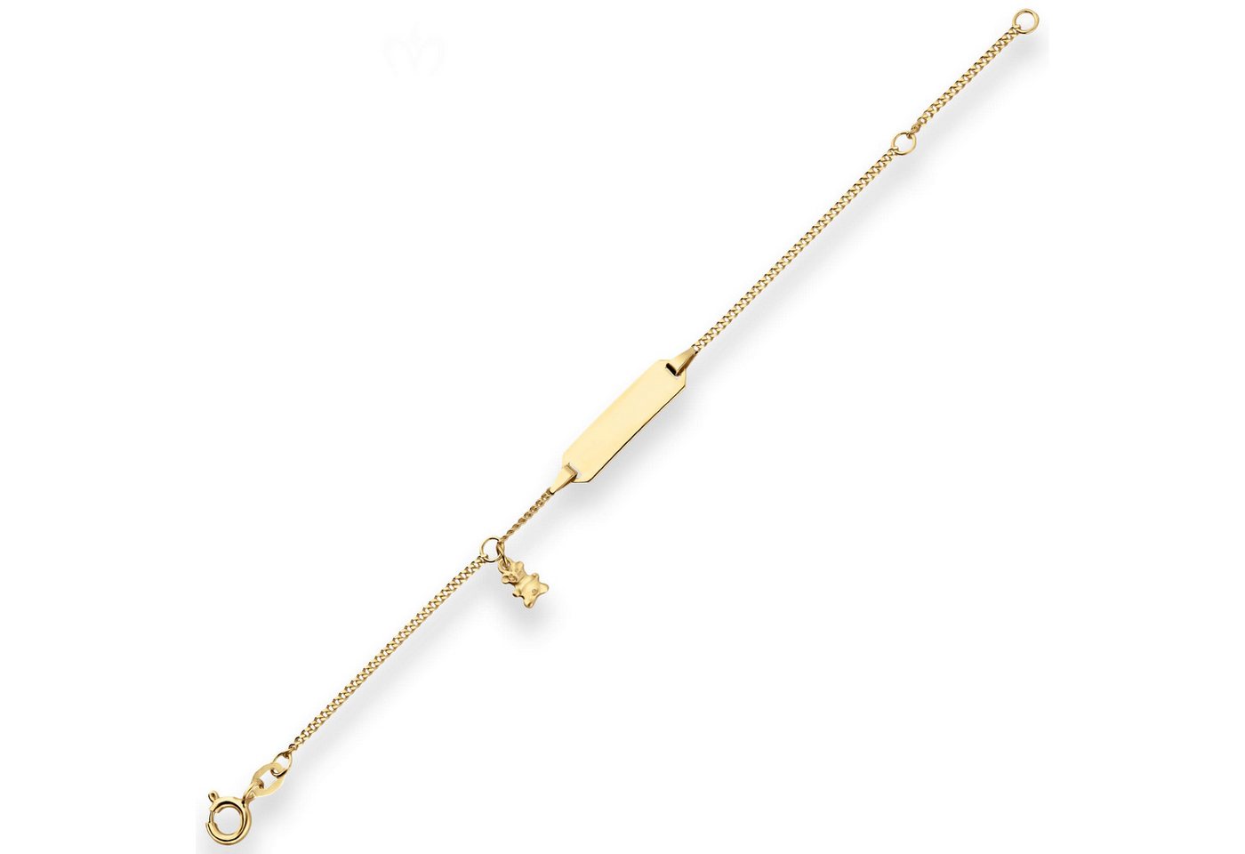 Schmuck Krone Goldarmband 1,4mm Id-Armband Panzerkette Bärchen aus 333 Gelbgold 16cm, Gold 333 Schmuck Krone Goldarmband 1,4mm Id-Armband Panzerkette Bärchen aus 333 Gelbgold 16cm, Gold 333 von Schmuck Krone