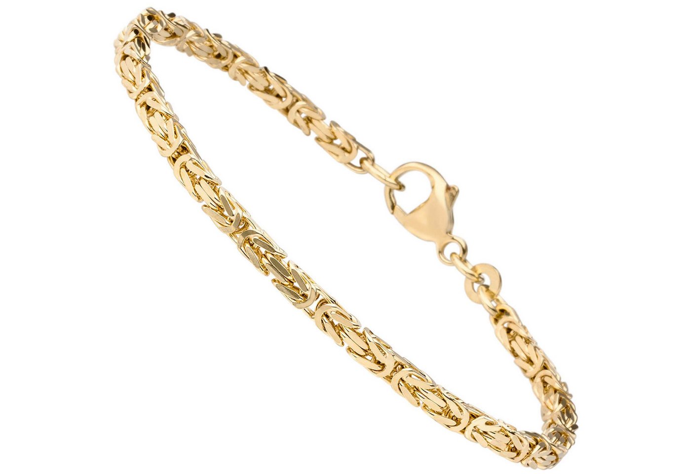 Schmuck Krone Goldarmband 2,8mm Königsarmband aus 333 Gelbgold massiv 19cm, Gold 333 von Schmuck Krone