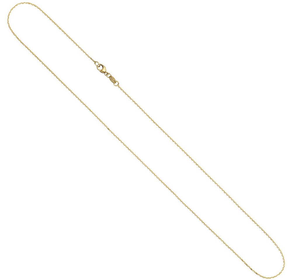 Schmuck Krone Goldkette 0,6mm Ankerkette Kette Collier Halskette aus 585 Gold Gelbgold 42cm von Schmuck Krone