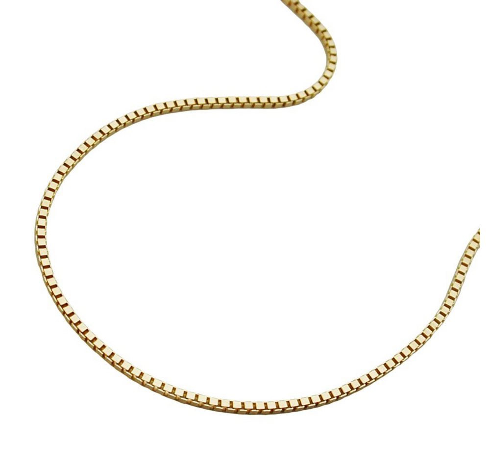 Schmuck Krone Goldkette 0,7mm Venezianer Kette Halskette Collier aus 375 Gold Gelbgold 38cm Goldkette von Schmuck Krone