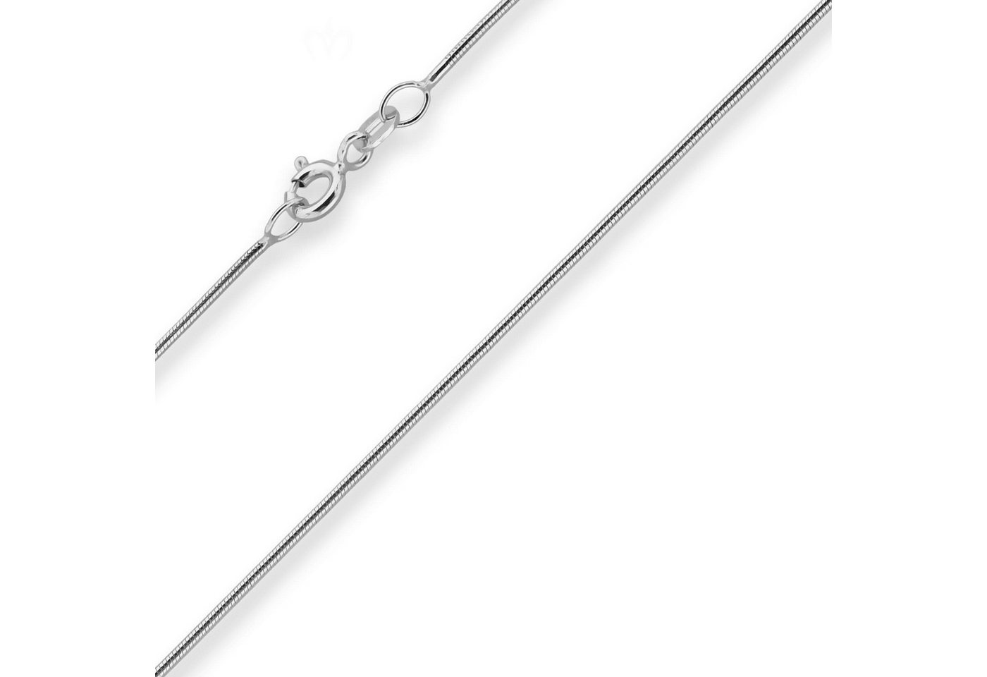 Schmuck Krone Goldkette 0,9mm Schlangenkette aus 333 Weißgold 42cm, Gold 333 Schmuck Krone Goldkette 0,9mm Schlangenkette aus 333 Weißgold 42cm, Gold 333 von Schmuck Krone