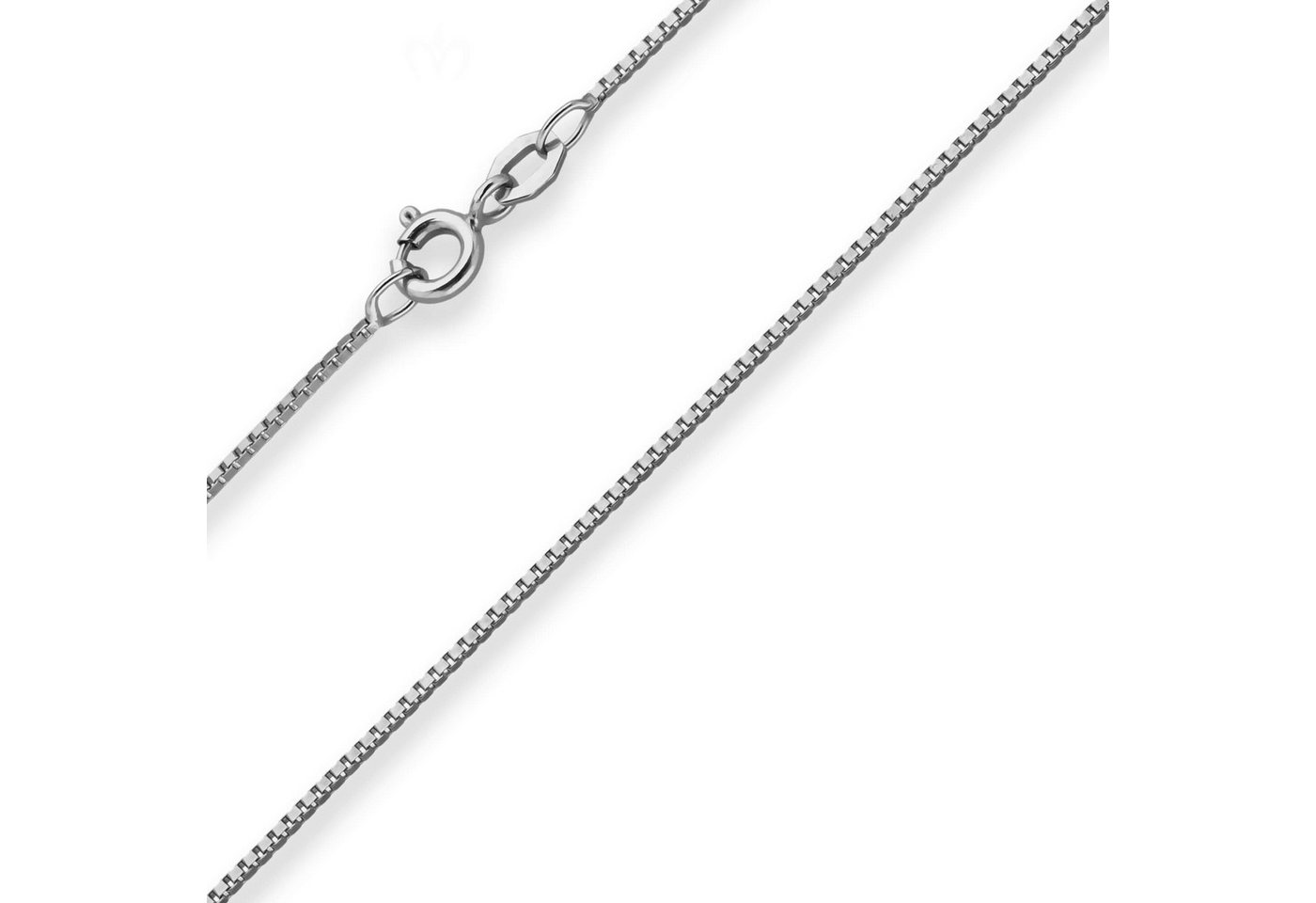 Schmuck Krone Goldkette 0,9mm Veneziakette aus 585 Weißgold 34cm, Gold 585 Schmuck Krone Goldkette 0,9mm Veneziakette aus 585 Weißgold 34cm, Gold 585 von Schmuck Krone