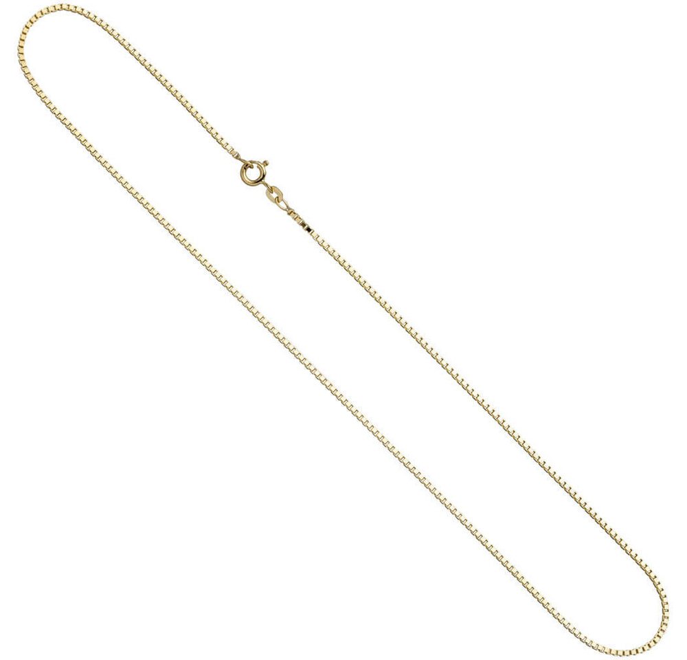 Schmuck Krone Goldkette 1,0mm Venezianerkette aus 585 Gelbgold, 50cm, Gold 585 Schmuck Krone Goldkette 1,0mm Venezianerkette aus 585 Gelbgold, 50cm, Gold 585 von Schmuck Krone