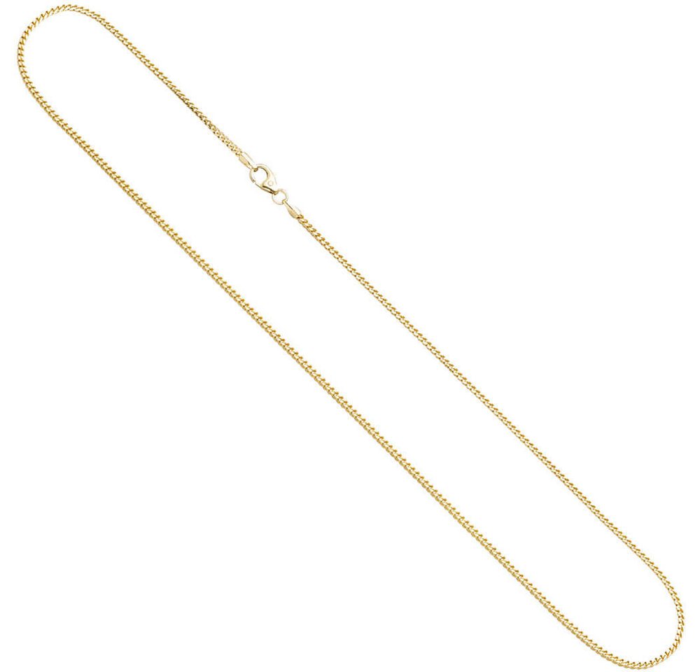 Schmuck Krone Goldkette 1,2mm Kette Collier Bingokette aus 585 Gold Gelbgold für Damen 38cm von Schmuck Krone