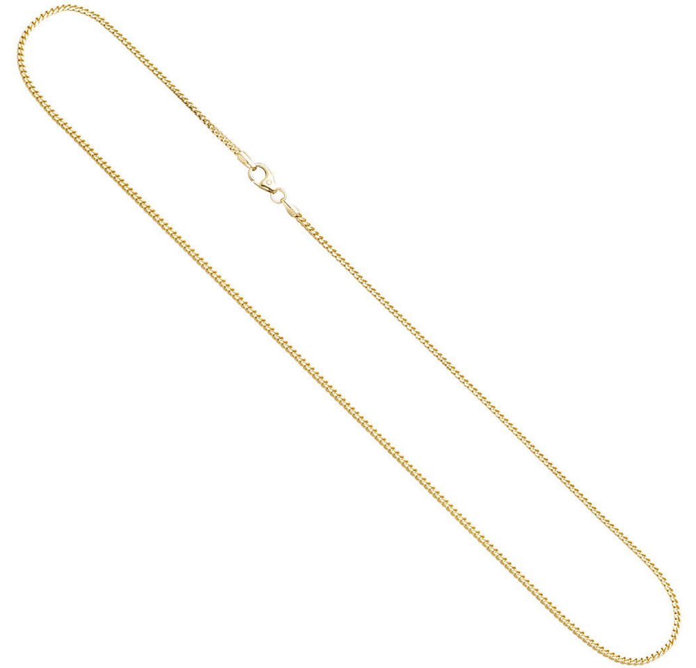 Schmuck Krone Goldkette 1,2mm Kette Collier Bingokette aus 585 Gold Gelbgold für Damen 42cm von Schmuck Krone