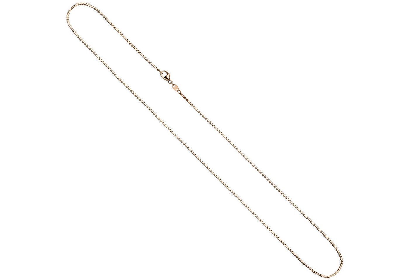 Schmuck Krone Goldkette 1,2mm Kette Venezianerkette aus 585 Gold Rotgold Halsschmuck Rotgoldkette, 42cm von Schmuck Krone