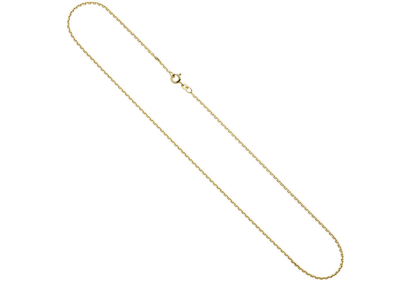 Schmuck Krone Goldkette 1,6mm Ankerkette Kette Halskette Collier aus 333 Gold Gelbgold 45cm von Schmuck Krone