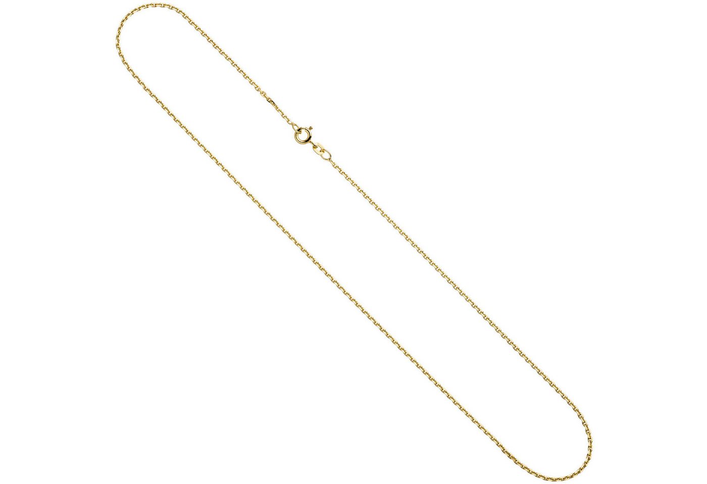 Schmuck Krone Goldkette 1,6mm Ankerkette Kette Halskette Collier aus 585 Gold Gelbgold 42cm von Schmuck Krone