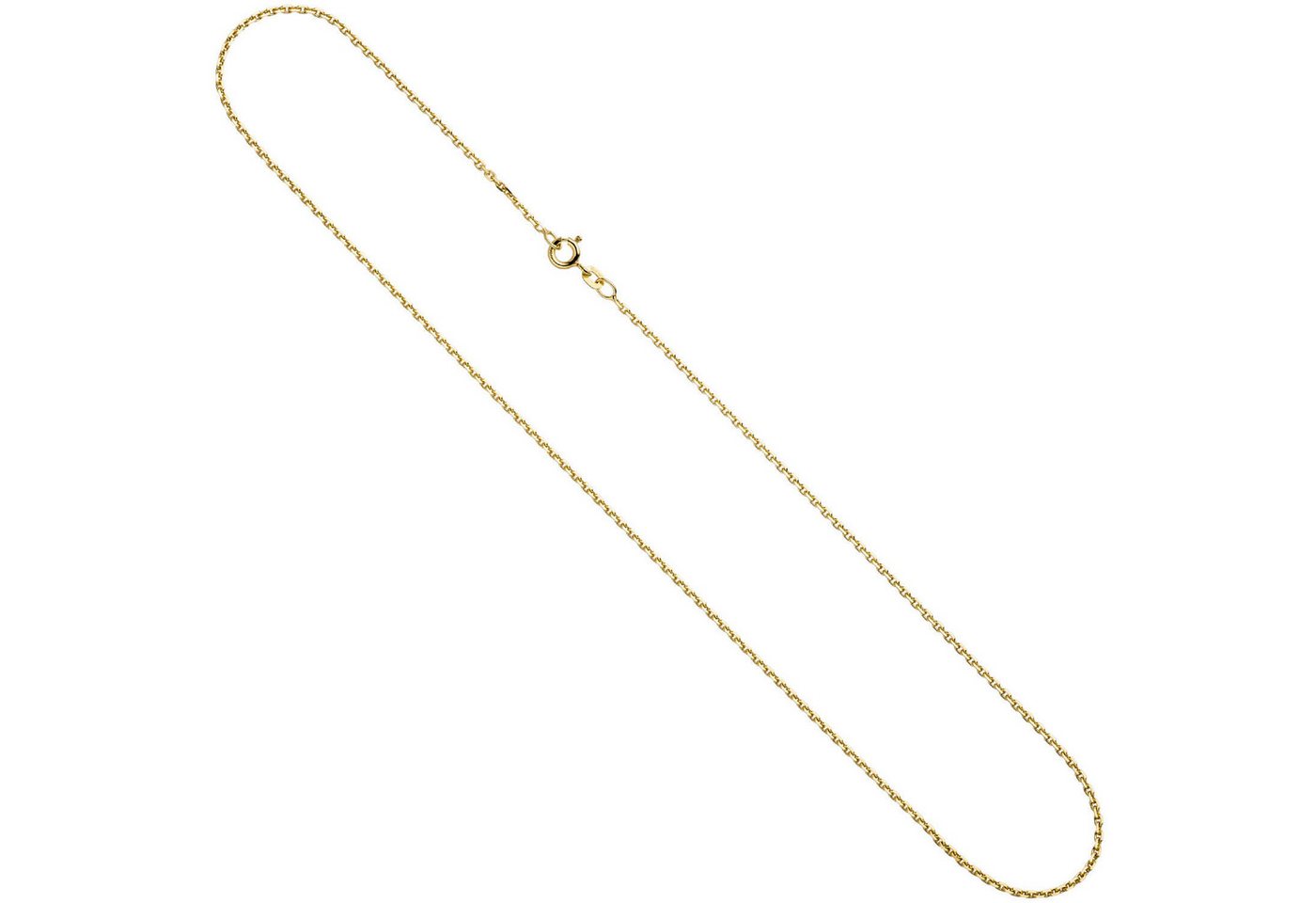 Schmuck Krone Goldkette 1,6mm Ankerkette Kette Halskette Collier aus 585 Gold Gelbgold 45cm von Schmuck Krone