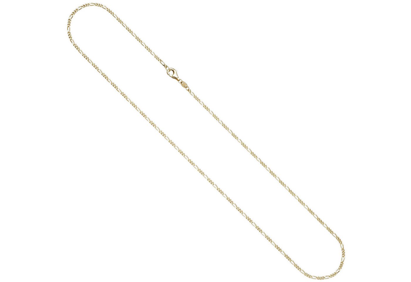 Schmuck Krone Goldkette 1,7mm Kette Figarokette aus 333 Gelbgold, 50cm, Gold 333 Schmuck Krone Goldkette 1,7mm Kette Figarokette aus 333 Gelbgold, 50cm, Gold 333 von Schmuck Krone