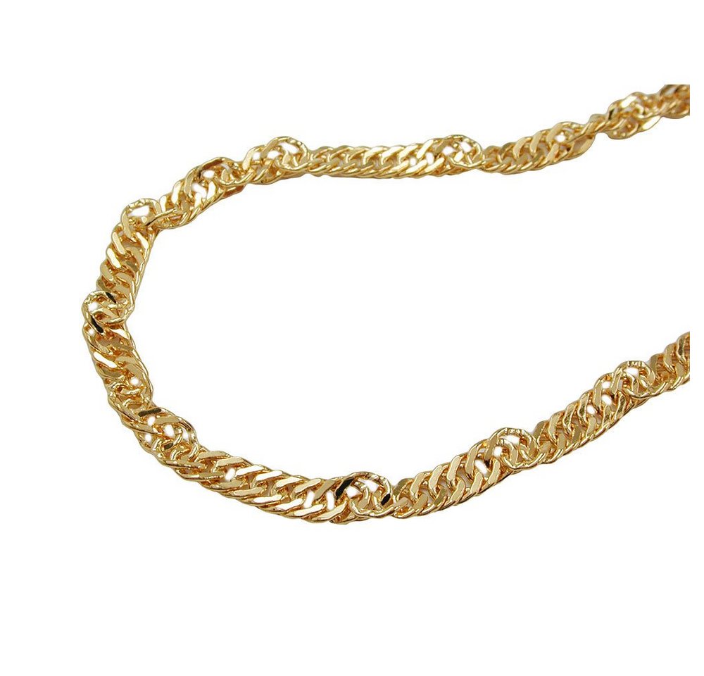 Schmuck Krone Goldkette 1,8mm Singapurkette, 375 Gelbgold, 50cm, Gold 375 Schmuck Krone Goldkette 1,8mm Singapurkette, 375 Gelbgold, 50cm, Gold 375 von Schmuck Krone