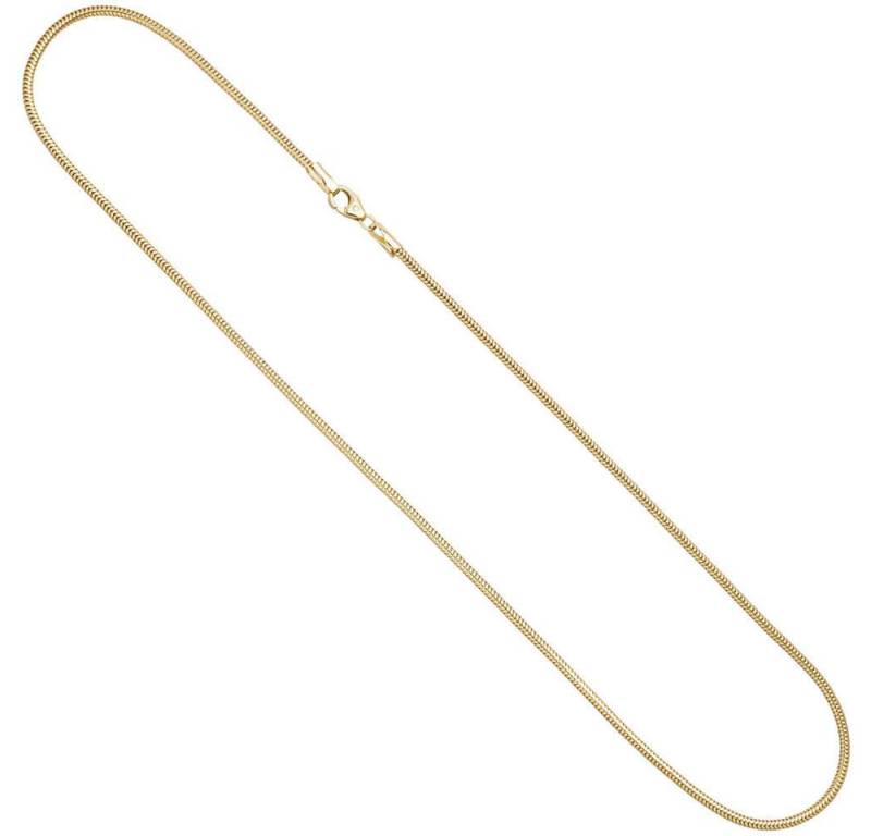 Schmuck Krone Goldkette 1,9mm Schlangenkette aus 333 Gelbgold, 45cm, Gold 333 von Schmuck Krone