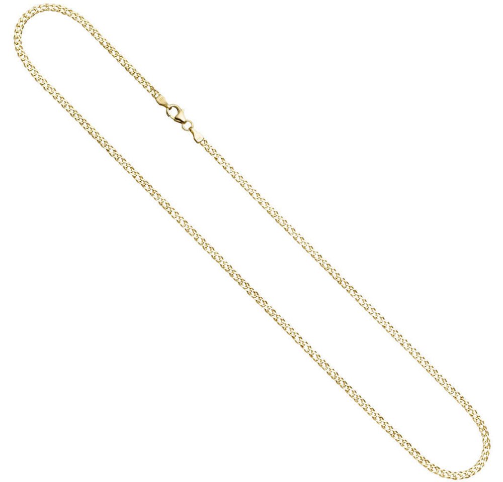 Schmuck Krone Goldkette 2,7mm Zwillingspanzerkette Kette Halskette aus 333 Gold Gelbgold 45cm von Schmuck Krone