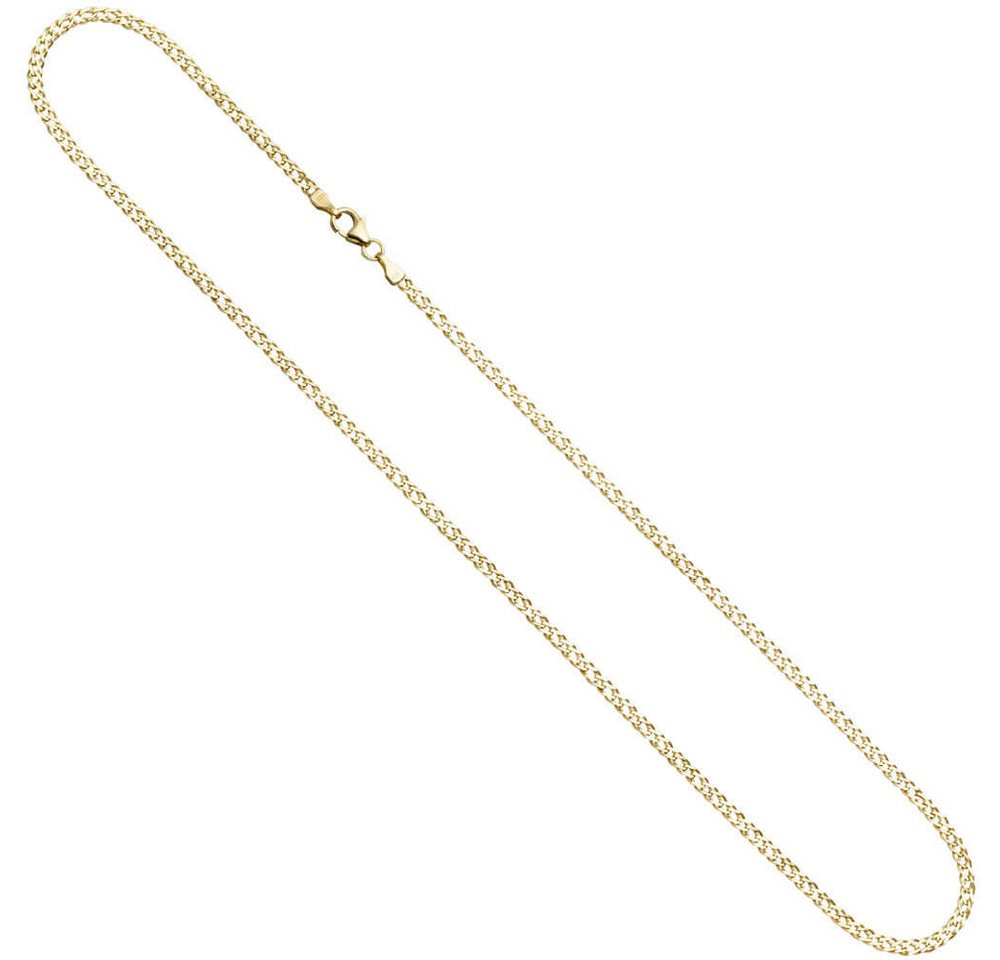 Schmuck Krone Goldkette 2,7mm Zwillingspanzerkette Kette Halskette aus 333 Gold Gelbgold 50cm von Schmuck Krone