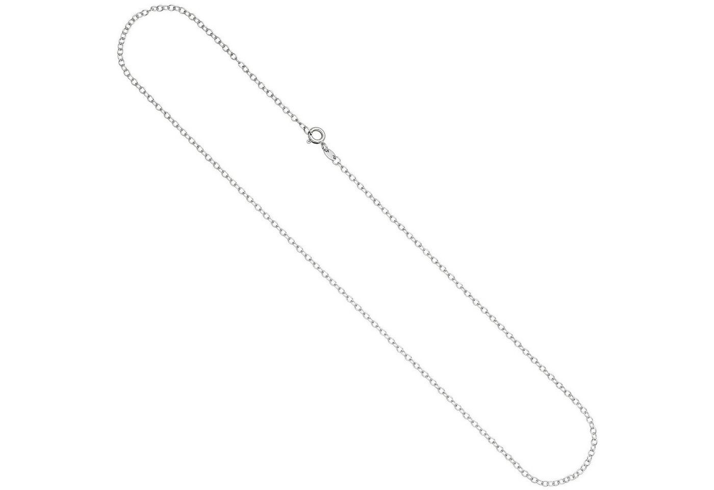 Schmuck Krone Goldkette 2mm Weitankerkette aus 585 Weißgold, 60cm, Gold 585 von Schmuck Krone