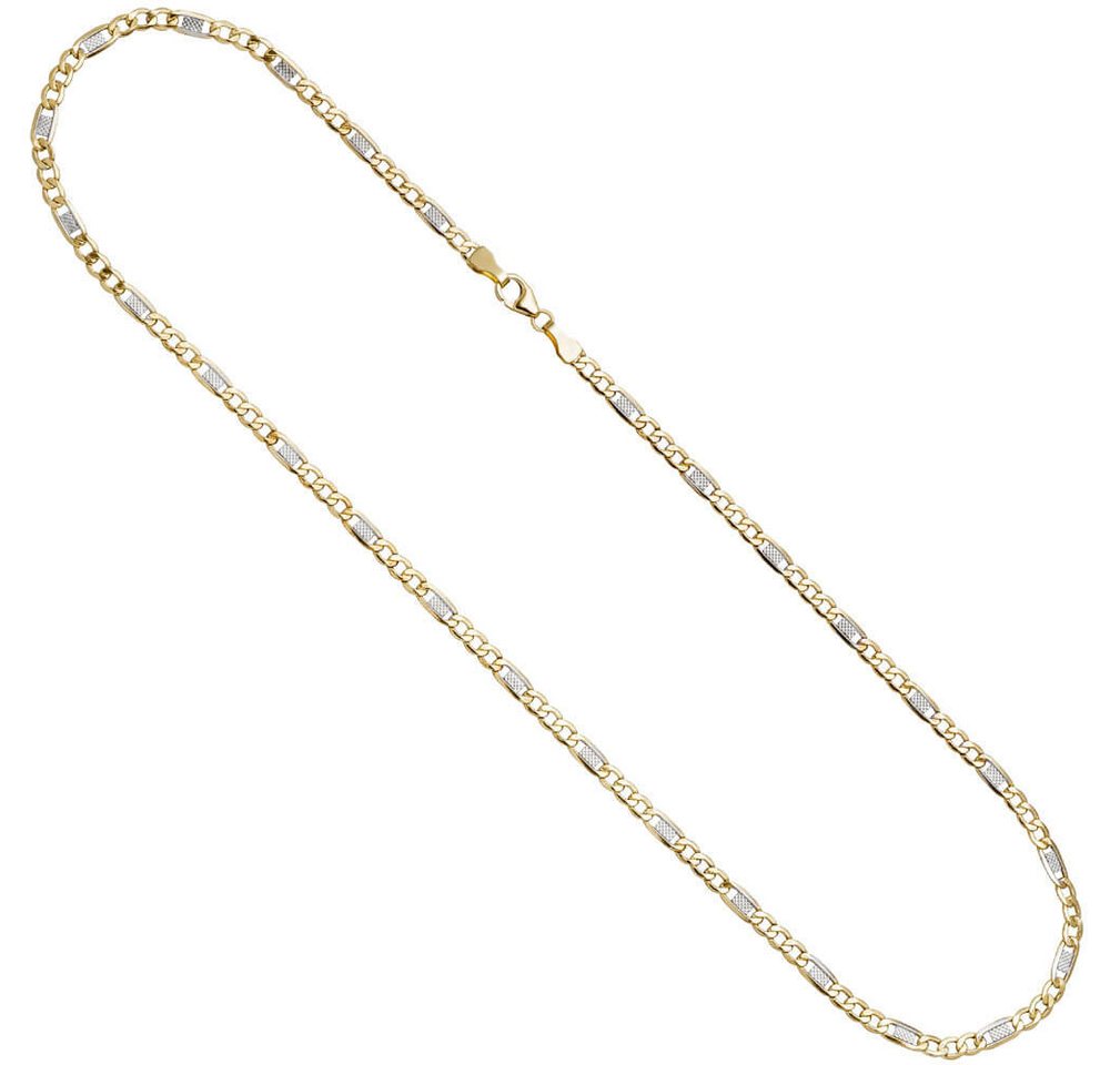 Schmuck Krone Goldkette 3,7mm Steg-Panzerkette Kette Halskette Collier 333 Gelbgold Gold 45cm Goldkette von Schmuck Krone