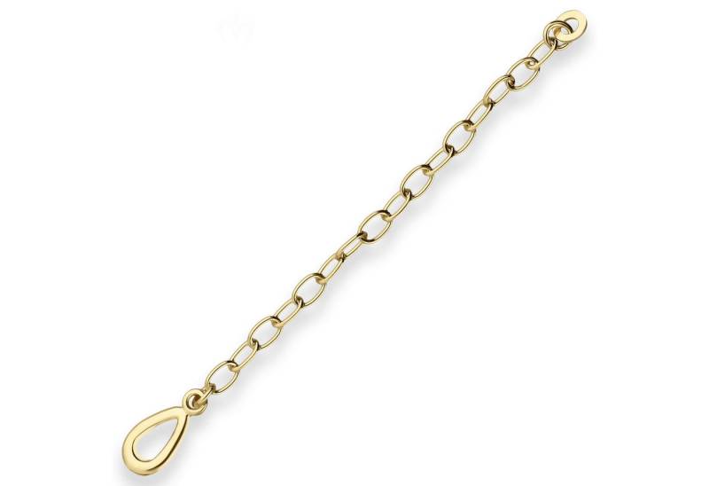 Schmuck Krone Goldkette Ankerkette weit Verlängerungskette aus 585 Gelbgold 7cm, Gold 585 von Schmuck Krone