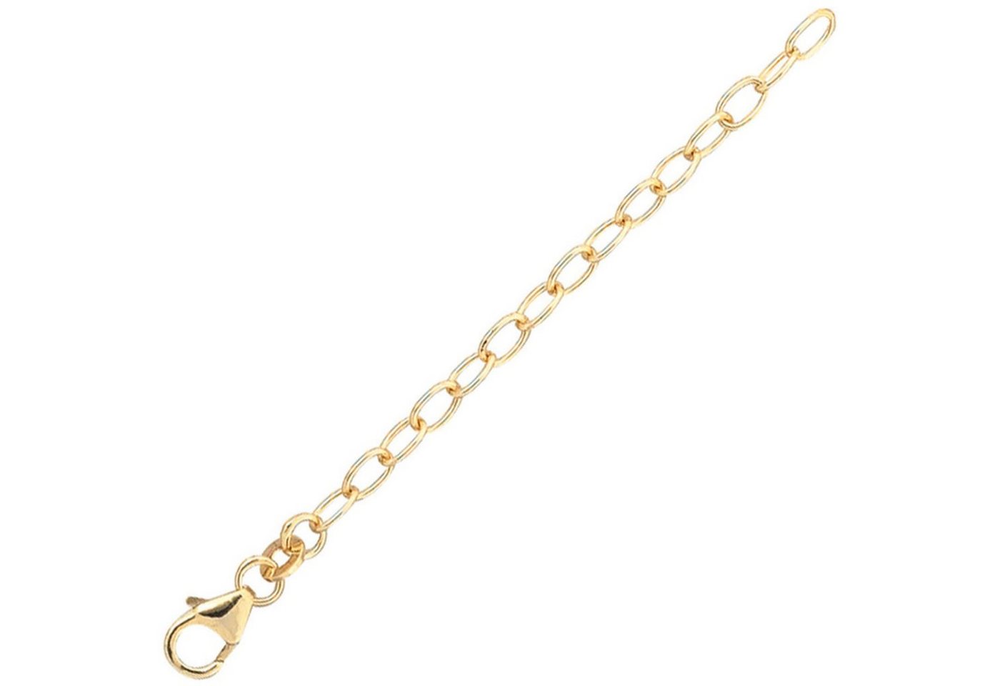 Schmuck Krone Goldkette Kettenverlängerung 3mm Kette Verlängerungskette 585 Gold Gelbgold 7cm von Schmuck Krone