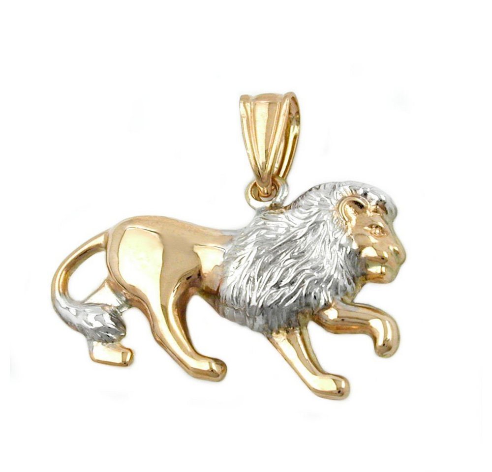 Schmuck Krone Kettenanhänger Anhänger, Löwe matt-glänzend, 9Kt GOLD, Gold 375 Schmuck Krone Kettenanhänger Anhänger, Löwe matt-glänzend, 9Kt GOLD, Gold 375 von Schmuck Krone