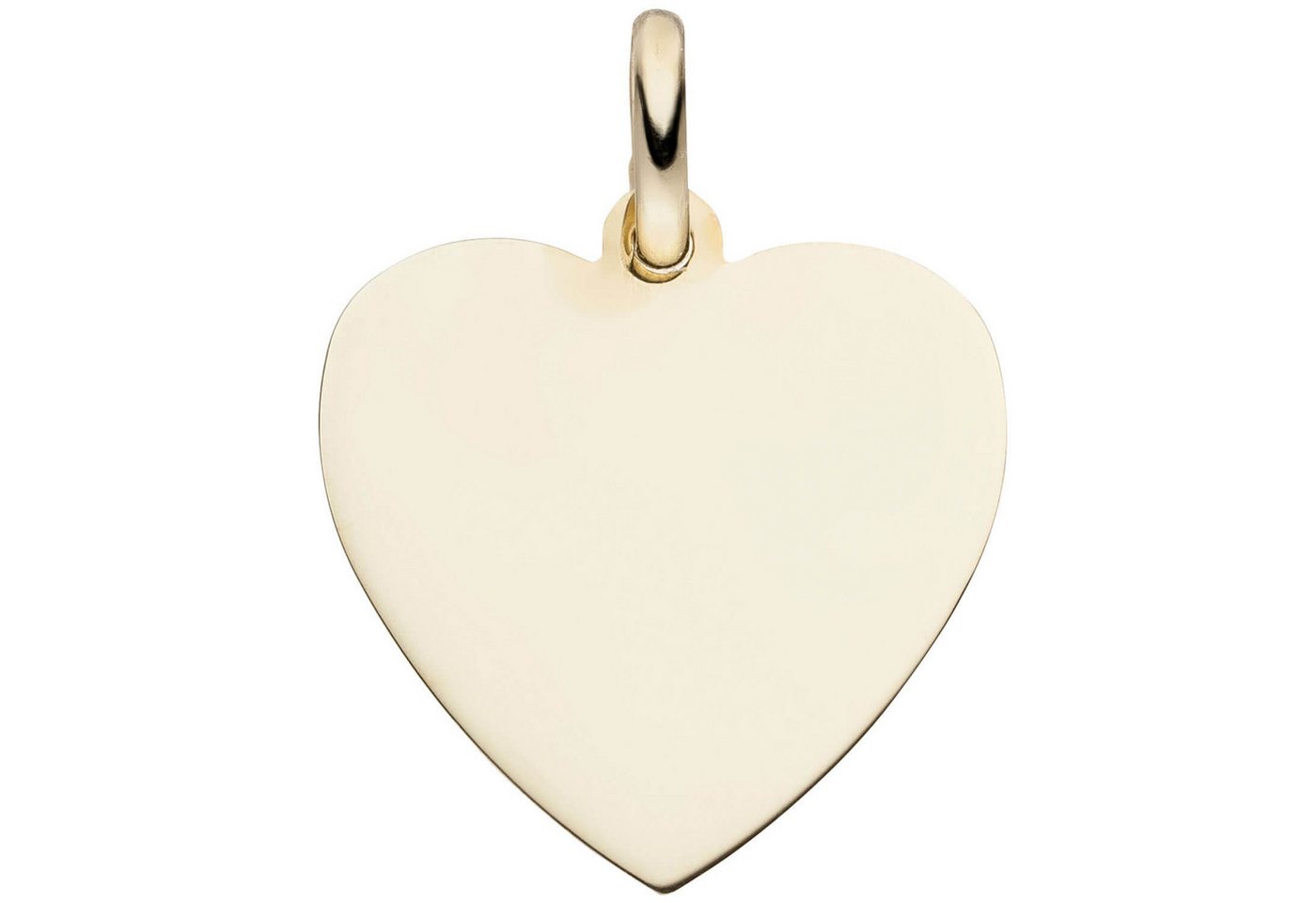 Schmuck Krone Kettenanhänger Anhänger Gravurplatte Herz aus 333 Gelbgold glänzend, Gold 333 Schmuck Krone Kettenanhänger Anhänger Gravurplatte Herz aus 333 Gelbgold glänzend, Gold 333 von Schmuck Krone