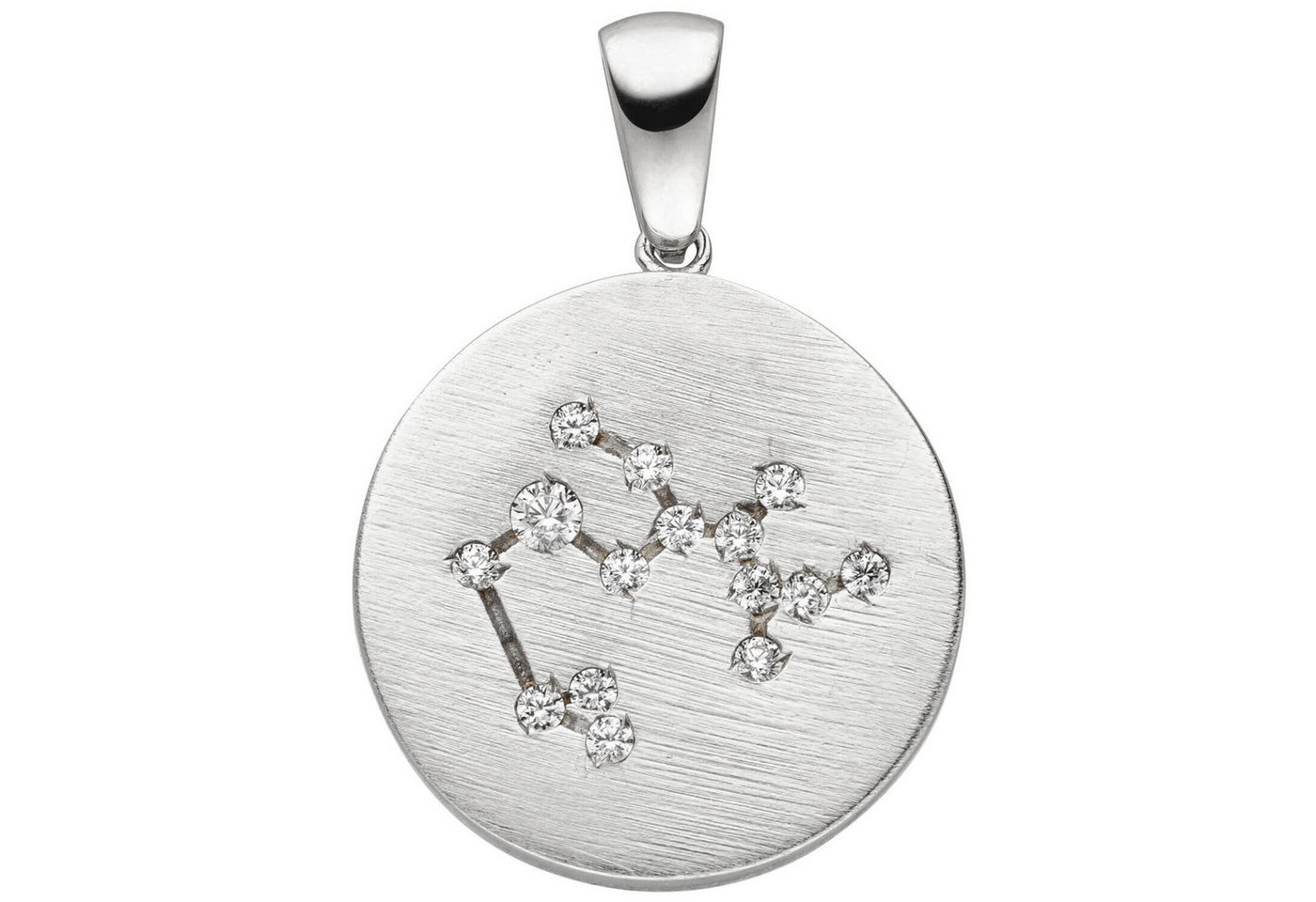 Schmuck Krone Kettenanhänger Anhänger Sternzeichen Schütze 15 Zirkonia 925 Silber, Silber 925 Schmuck Krone Kettenanhänger Anhänger Sternzeichen Schütze 15 Zirkonia 925 Silber, Silber 925 von Schmuck Krone