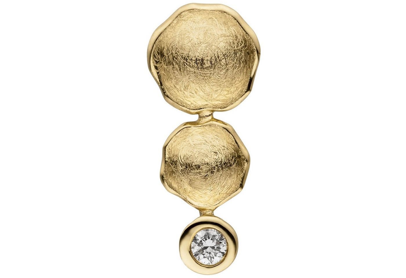 Schmuck Krone Kettenanhänger Anhänger, Brillant 0,05 Ct., 585 Gelbgold, Gold 585 Schmuck Krone Kettenanhänger Anhänger, Brillant 0,05 Ct., 585 Gelbgold, Gold 585 von Schmuck Krone