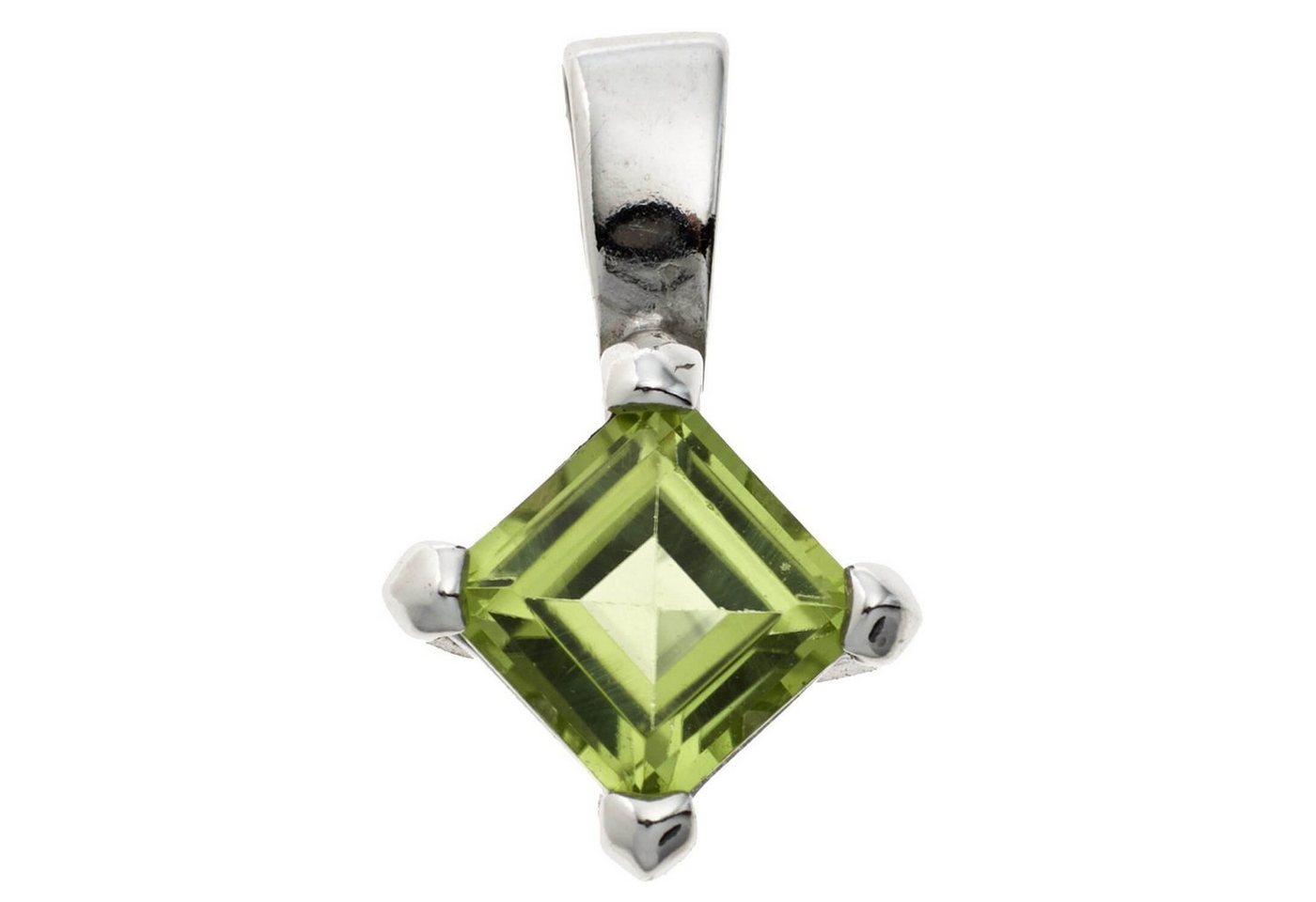 Schmuck Krone Kettenanhänger Anhänger mit Peridot grün & 925 Silber, Silber 925 Schmuck Krone Kettenanhänger Anhänger mit Peridot grün & 925 Silber, Silber 925 von Schmuck Krone