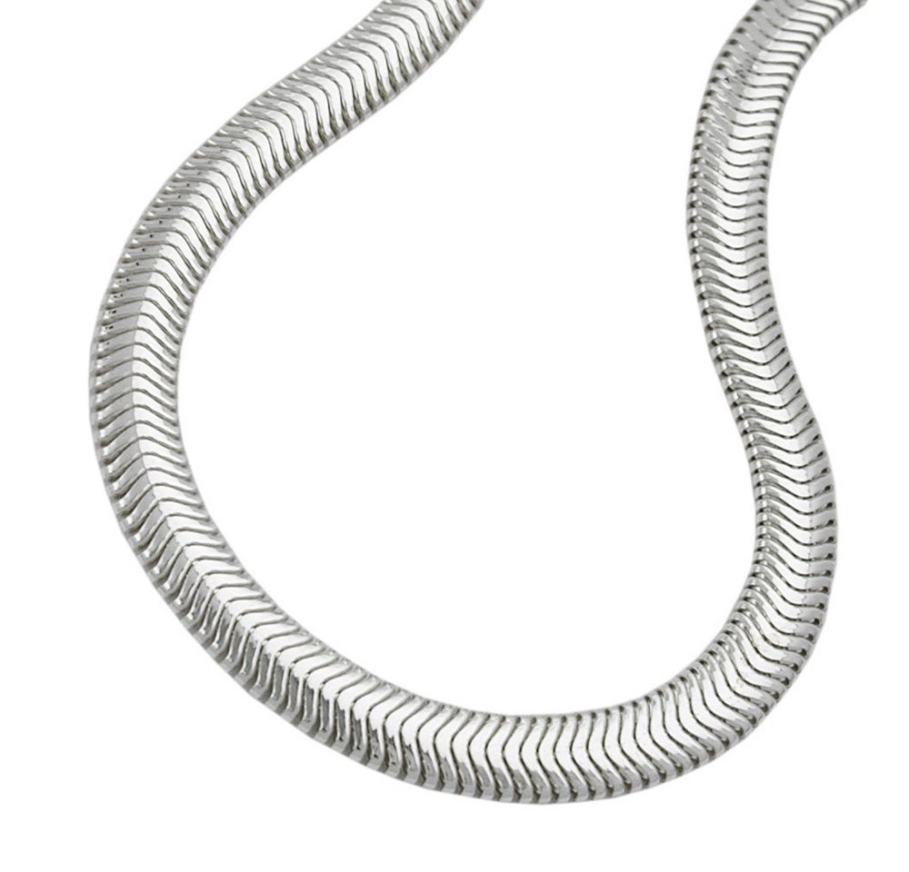 Schmuck Krone Schlangenkette 6x2mm Schlangenkette Kette, 925 Silber, 50cm, Silber 925 Schmuck Krone Schlangenkette 6x2mm Schlangenkette Kette, 925 Silber, 50cm, Silber 925 von Schmuck Krone