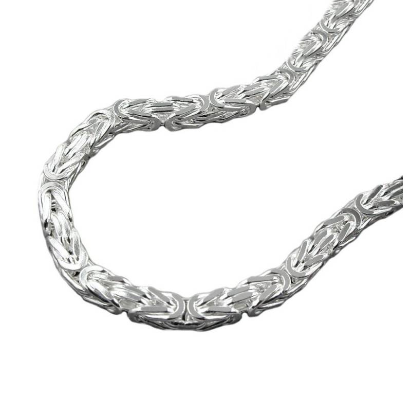 Schmuck Krone Königsarmband Armband, 3mm Königskette, Silber 925 19cm, Silber 925 von Schmuck Krone