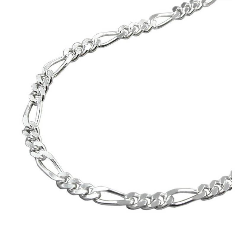 Schmuck Krone Silberkette 2,7mm Figarokette Kette Halskette Collier flach 925 Silber 50cm Silbercollier von Schmuck Krone