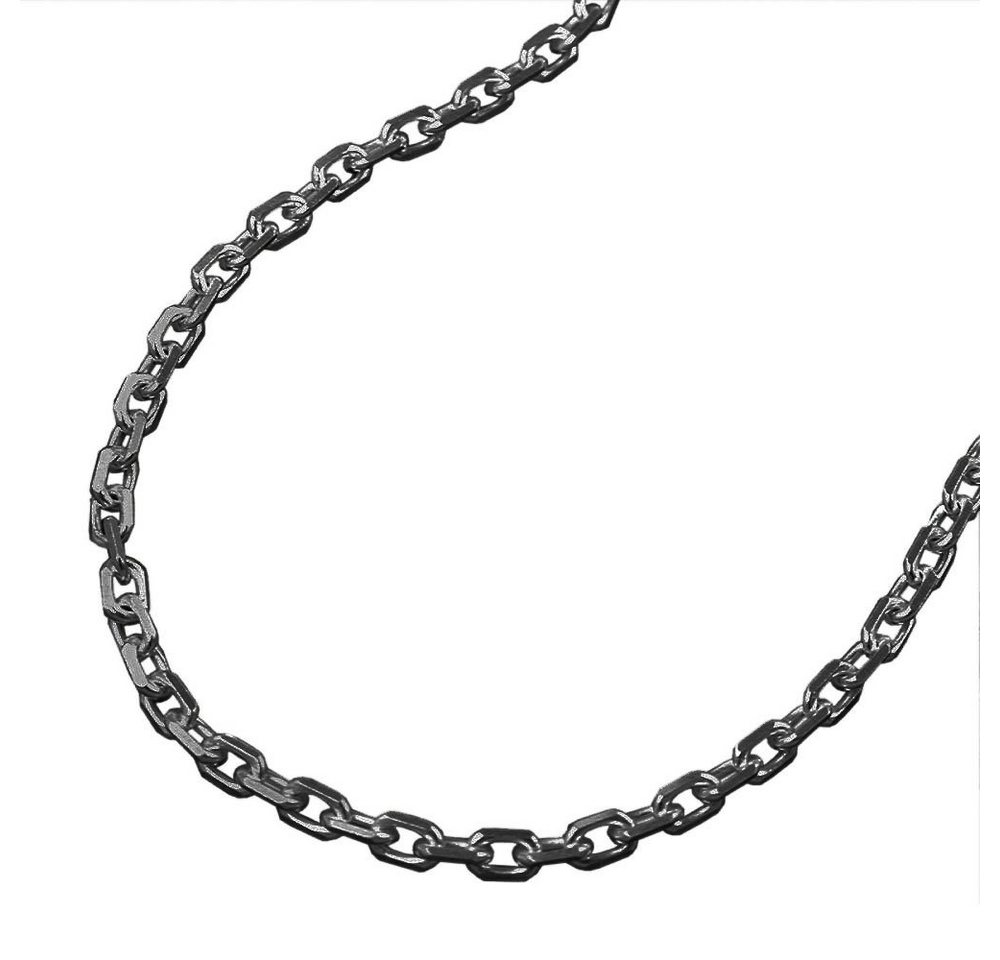 Schmuck Krone Silberkette 2mm Kette Collier Ankerkette Halsschmuck, rhodiniert, 925 Silber, 60cm von Schmuck Krone