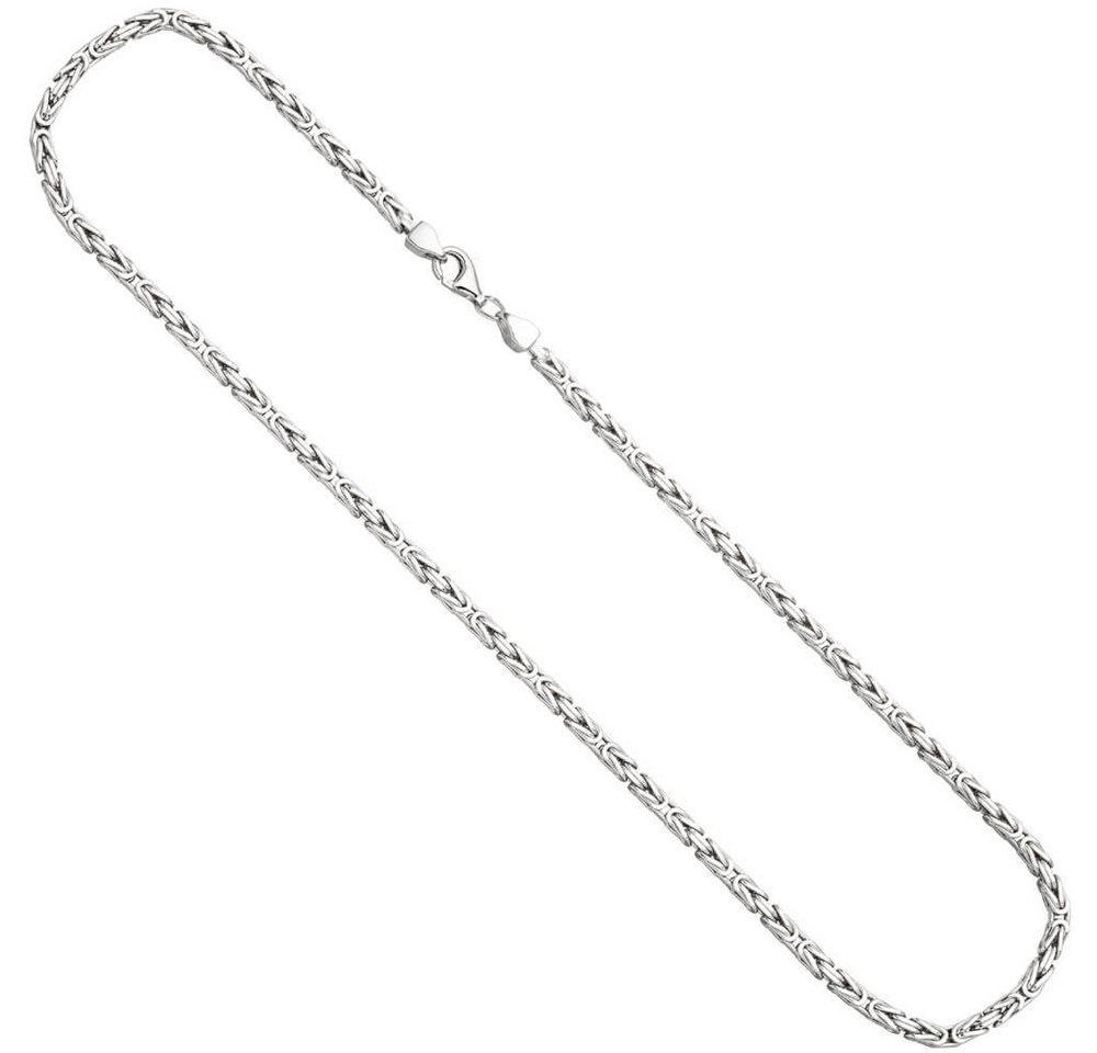 Schmuck Krone Silberkette 3,1mm Königskette Kette Collier Halsschmuck 925 Silber 45cm Unisex von Schmuck Krone