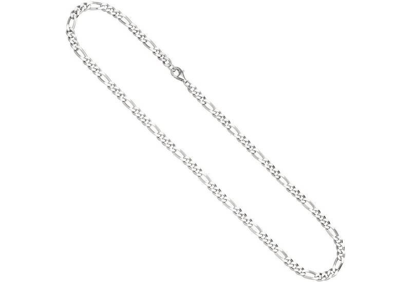Schmuck Krone Silberkette 5,3mm Kette Figarokette aus 925 Silber 50cm, Silber 925 von Schmuck Krone