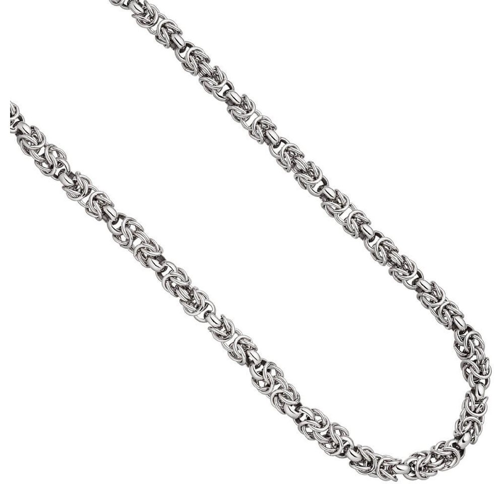 Schmuck Krone Silberkette 7,2mm Collier Halskette Königs-Erbskette aus echtem 925 Silber rhodiniert 50cm von Schmuck Krone