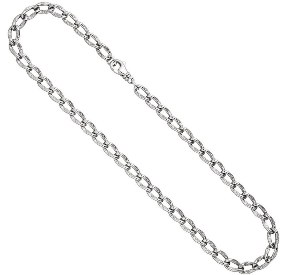 Schmuck Krone Silberkette 7,3mm Lang-Panzerkette Kette Halskette Silberkette Halsschmuck 925 Silber 45cm von Schmuck Krone