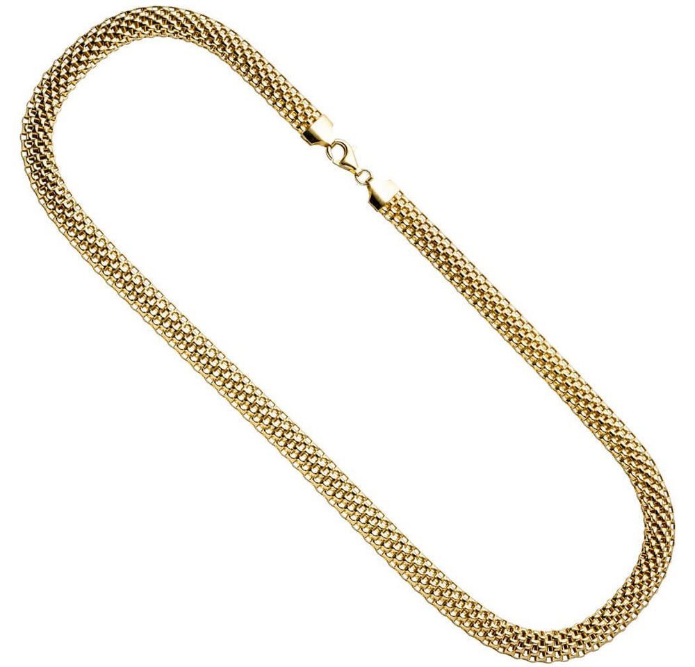Schmuck Krone Silberkette 8mm Kette aus 925 Silber vergoldet, 45cm, Silber 925 Schmuck Krone Silberkette 8mm Kette aus 925 Silber vergoldet, 45cm, Silber 925 von Schmuck Krone